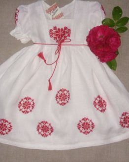 Льняное платье для девочки